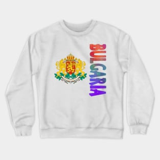 Bulgaria Coat of Arms Design Crewneck Sweatshirt